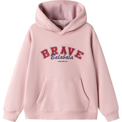 巴拉巴拉儿童加绒卫衣宝宝打底衫