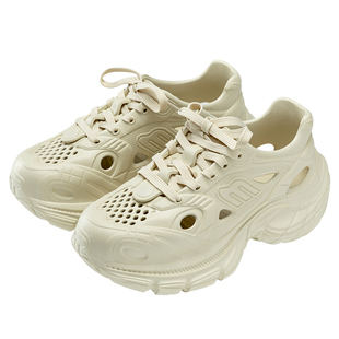 溯溪鞋男款2025新款夏季外穿沙滩户外涉水速干防滑踩屎感洞洞鞋女