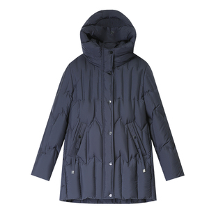 妈妈冬装羽绒服中长款洋气加厚2025新款中老年人女款衣服奶奶外套