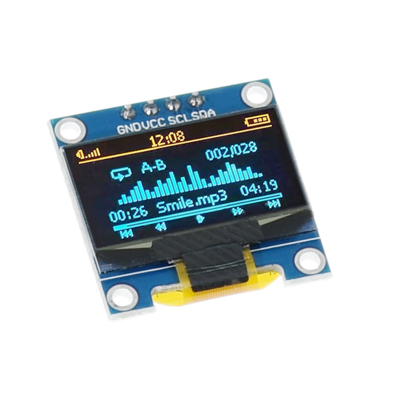 0.96寸OLED显示屏模块0.91 1.3 1.54寸12864液晶彩屏4/7针IIC/SPI