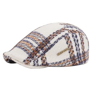 帽子男款冬季百搭保暖鸭舌帽美式复古前进帽女2025新款秋冬贝雷帽