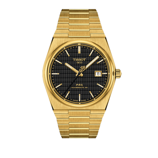 Tissot天梭PRX超级玩家80机械瑞士男表NBA利拉德特别款黑冰糖