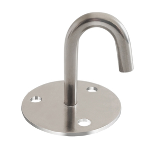 家用不锈钢顶装吊钩顶钩挂投影幕布天花板钉墙单钩屋顶部承重挂钩