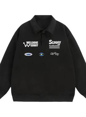 Welldonesunny潮牌长袖polo衫