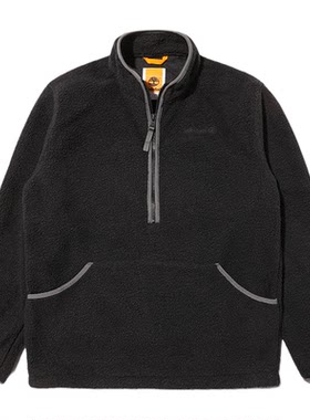 Timberland添柏岚户外男舒适保暖休闲立领半拉链套头抓绒衣A2GN9