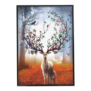 铝合金1000片拼图框500块拼图裱框相框装裱边框框架画框挂墙定制