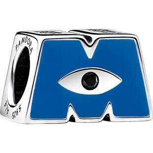 Pandora潘多拉奥莱迪士尼怪兽电力公司M标志串珠礼物