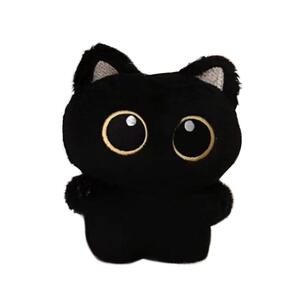 一点潮玩超萌小黑猫毛绒玩偶挂件