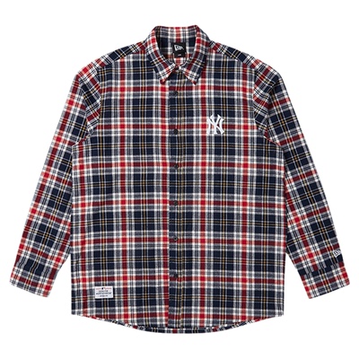 NEWERA法兰绒情侣衬衫