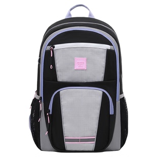 江博士男生初中生新款减负护脊书包简约大容量出行女款双肩包