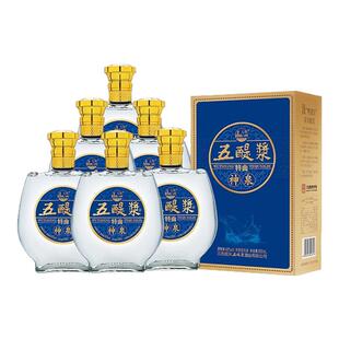 五醍浆 神泉42度500mL6瓶整箱浓香型纯粮食白酒 年货春节送礼白酒
