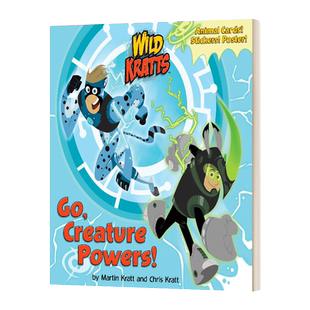 英文原版 Go Creature Powers 动物兄弟 野生的力量 动物科普绘本 Wild Kratts 英文版 进口英语原版书籍