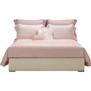 ROYALCOVER/罗卡芙浪漫简约全棉120S长绒棉提花四件套 爱的致意