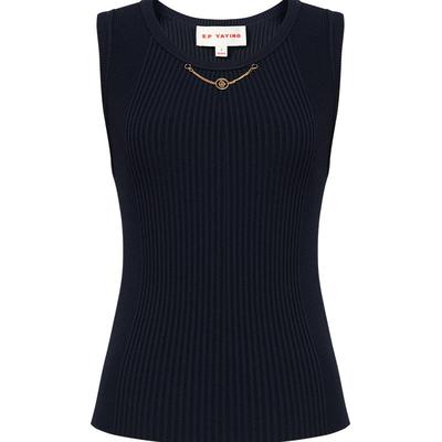 链条雅莹针织背心唐嫣同款设计感