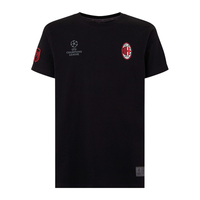 AC米兰短袖男女黑色圆领T恤
