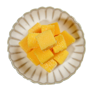 芒果控必吃 芒果粒芒果糕芒果软糖芒果味方块糖水果软糖独立包装