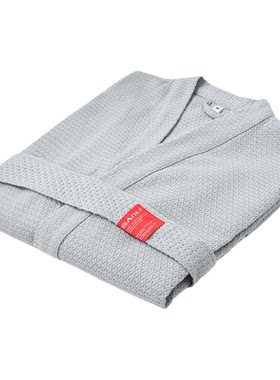 三利华夫格浴衣A类100%棉