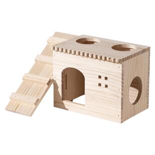 芦丁鸡专用木屋鸡窝鸟窝躲避屋大号实木小房子饲养箱全套造景用品