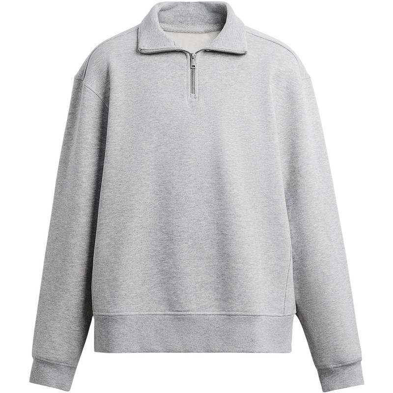 西班牙单！简约休闲半拉链卫衣