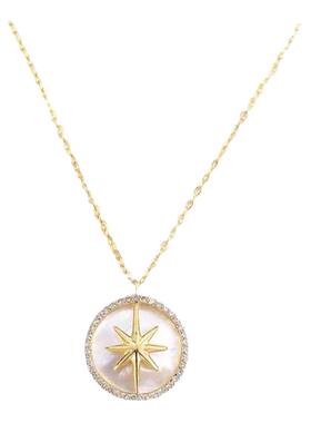 进口D色莫桑石魔法幸运星项链