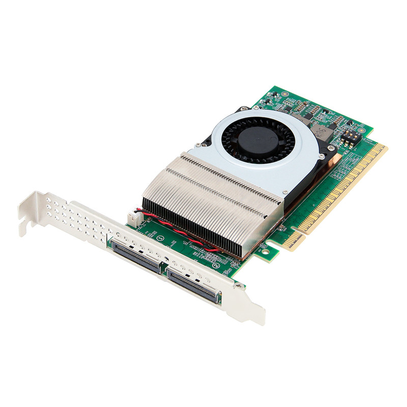 PCIe5.0 Retimer卡MCIO接口X16/X8/x4/SSD显卡独立外接扩展转接卡