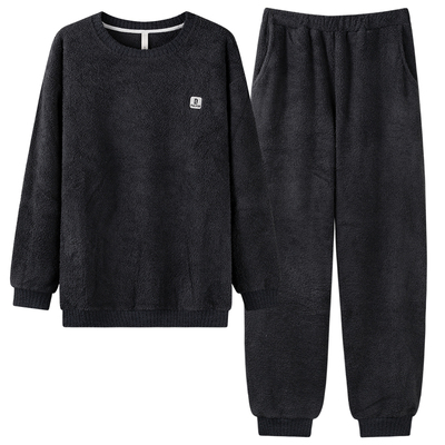 莹柔睡衣半边绒保暖舒适