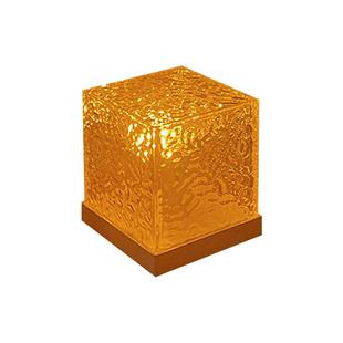 卧室网红旋转水波纹小夜灯创意床头火焰氛围灯浪漫礼物星空投影灯