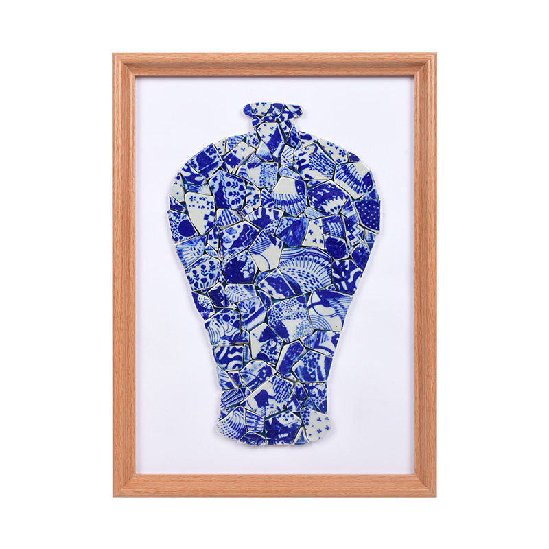 青花瓷装饰画手工diy相框画