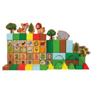 小猪日记森林积木拼装益智婴幼儿早教大颗粒0到3岁1宝宝2儿童玩具