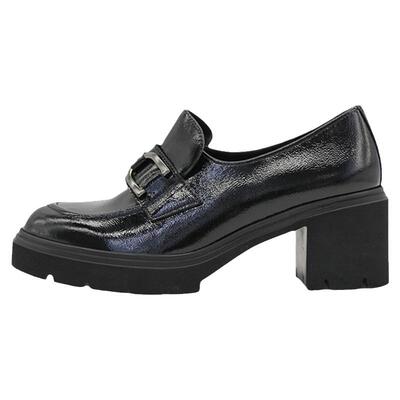 德国进口Gabor英伦粗跟乐福鞋