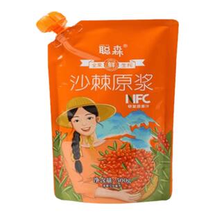 聪森沙棘原浆NFC小果沙棘不加水不提油果浆山西特产吕梁沙棘汁5袋