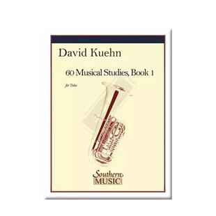 朱塞佩孔空等60首大号音乐练习曲 全套共一至二卷 Southern Music原版乐谱书 Concone Sieber Musical Studies for Tuba