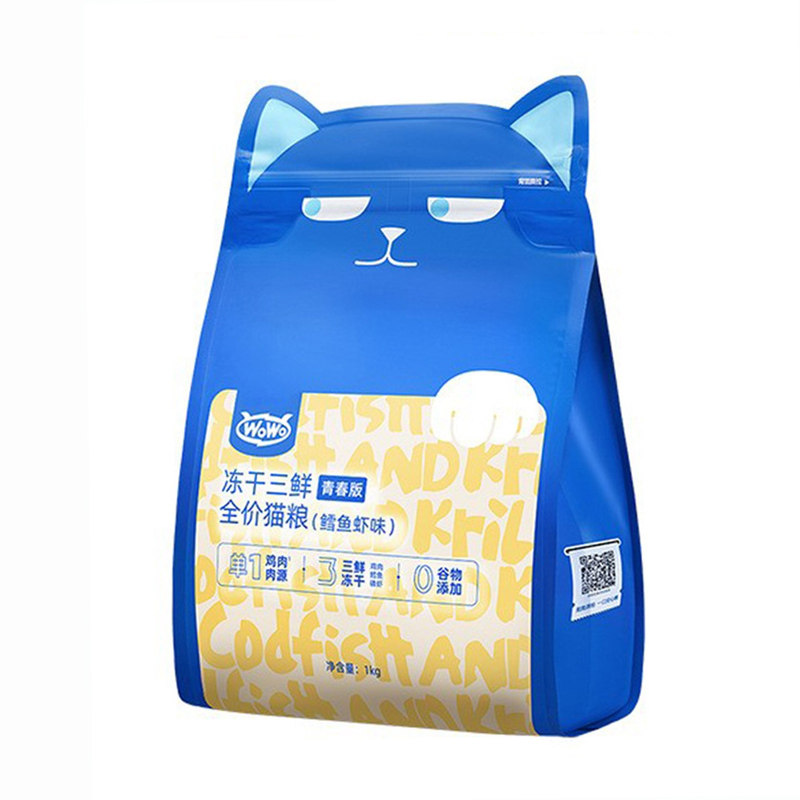 喔喔全价无谷冻干鳕鱼猫粮