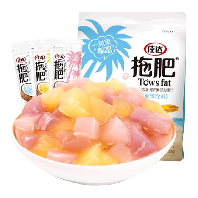 佳达椰果肉混合味碎碎冰果冻540g