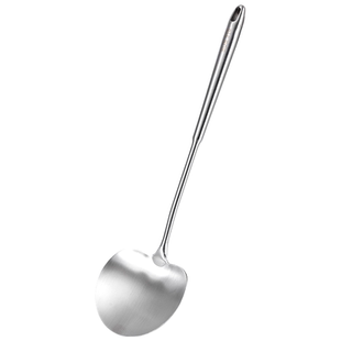 316不锈钢蘑菇型锅铲加大铲头可舀汤长柄铲勺炒菜苹果铲家用厨具