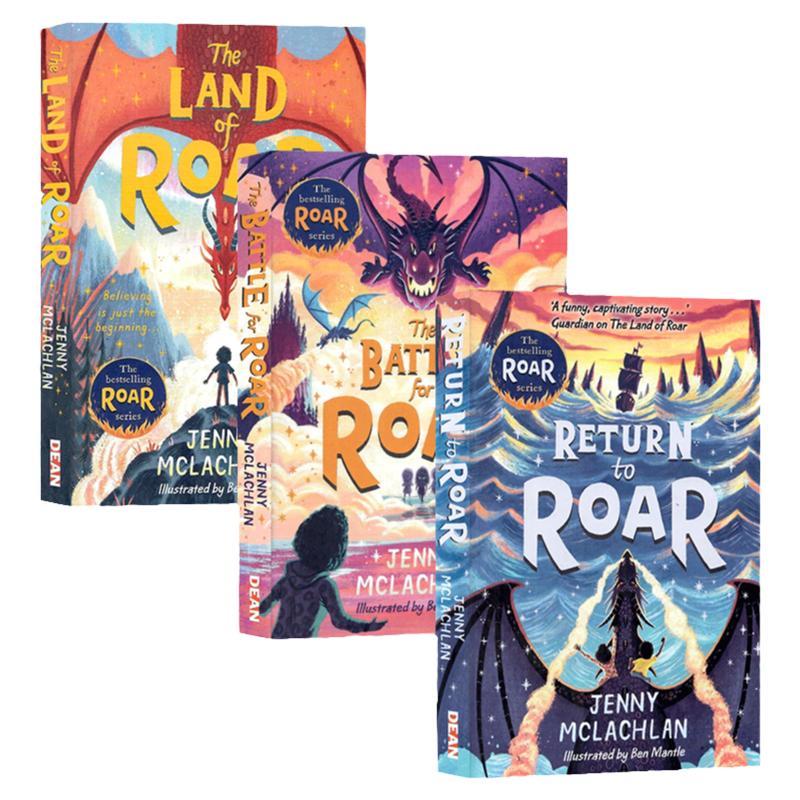 咆哮之地4册英文原版 The Land of Roar series 重返咆哮之地/咆哮之战青少年英语阅读奇幻冒险故事书情节小说Jenny McLachlan