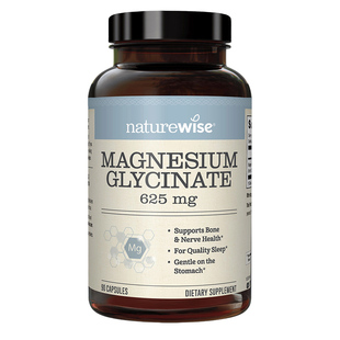 【晁然推荐】naturewise甘氨酸镁胶囊90粒
