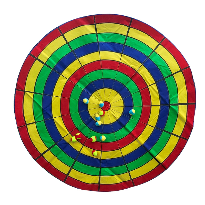 幼儿园投掷粘靶盘亲子户外活动道具黏黏球儿童沙包粘粘球感统器材