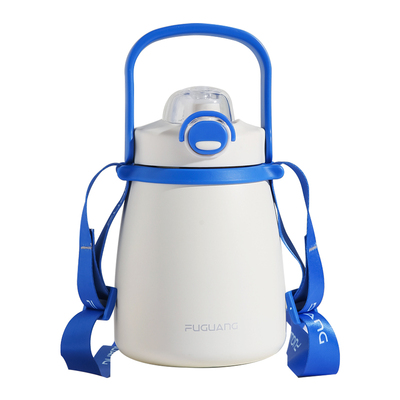 富光大容量316L带吸管大肚保温杯