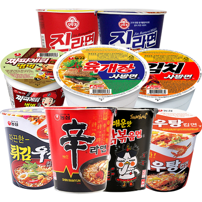 农心桶装进口三养超辣泡面