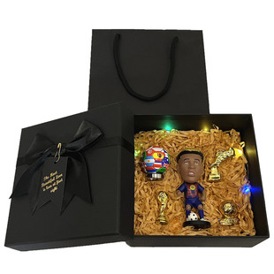 西班牙队亚马尔手办生日礼物世界杯足球明星汽车摆件巴萨周边礼品