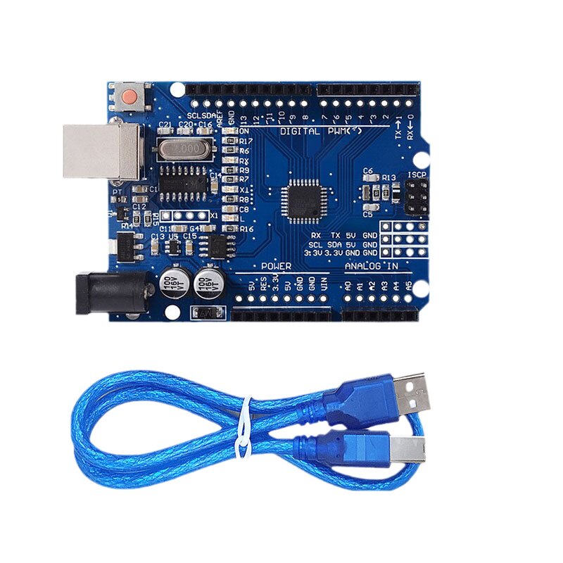 CH340 UNO-R3主板开发板原装Atmega328P单片机外壳 适用于arduino