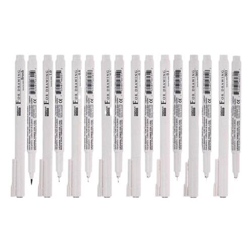 内田美辉针管笔4600黑色手绘动漫勾线笔描边笔漫画草图高达模型笔