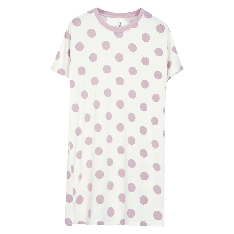 【门店同款】红豆50S凉感莫代尔夏季女士短袖睡衣可外穿居家睡裙