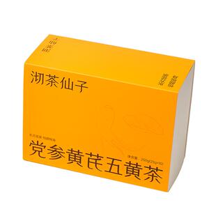 沏茶仙子党参黄芪五黄茶润养脾胃人参四神汤秋冬养生花茶新年礼盒