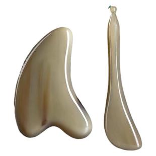 刮刮板韦雪同款面部刮痧下颚线刮脸按摩提拉眼部精油拨筋牛角通用