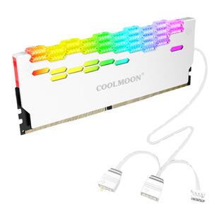酷月龙甲ARGB内存条发光马甲神光同步电脑灯条rgb内存马甲散热器