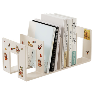 书立架阅读架书夹桌上书架桌面固定书本收纳神器置物架分隔板书本课桌收纳学生用透明夹书挡板架放书夹亚克力