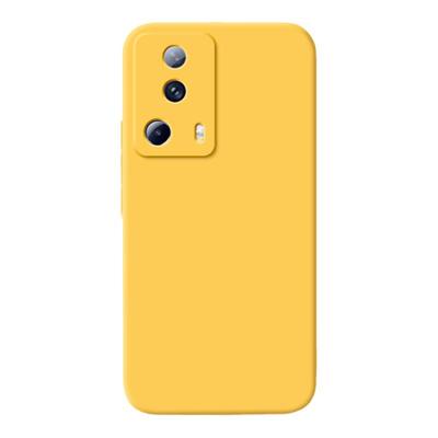 适用小米13lite手机壳11i新款10T液态硅胶tpro保护套红米note9T黄色全包防摔pro男12T女mi外壳软壳送钢化膜后