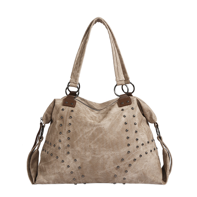 废土风手提包包女大容量保龄球包